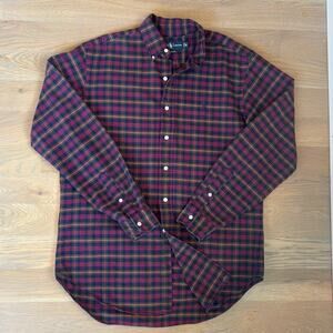 VTG 90's Ralph Lauren Classic Fit Button Down Pony Logo Shirt Mens Size Medium